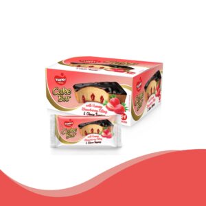 CAKE BAR STRAWBERRY 24X50G